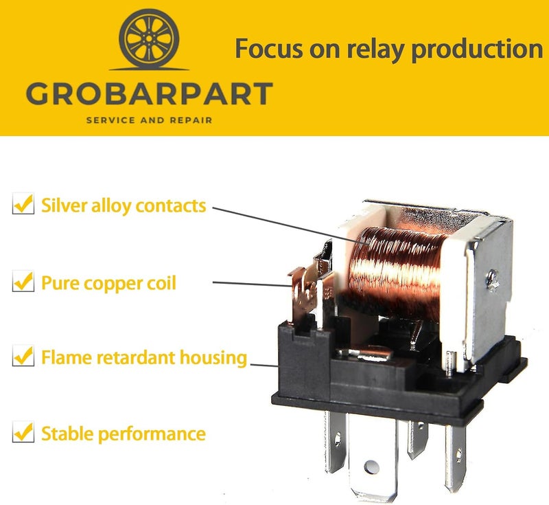 GROBARPART 9 Pin EFL15 Led Turn Signal Flasher Relay Compatible with Jeep Grand Cherokee 99-04 Compatible with Dodge Caravan Grand Caravan 96-20 Compatible with Chrysler Town Country Voyager 96-20 - Image 2